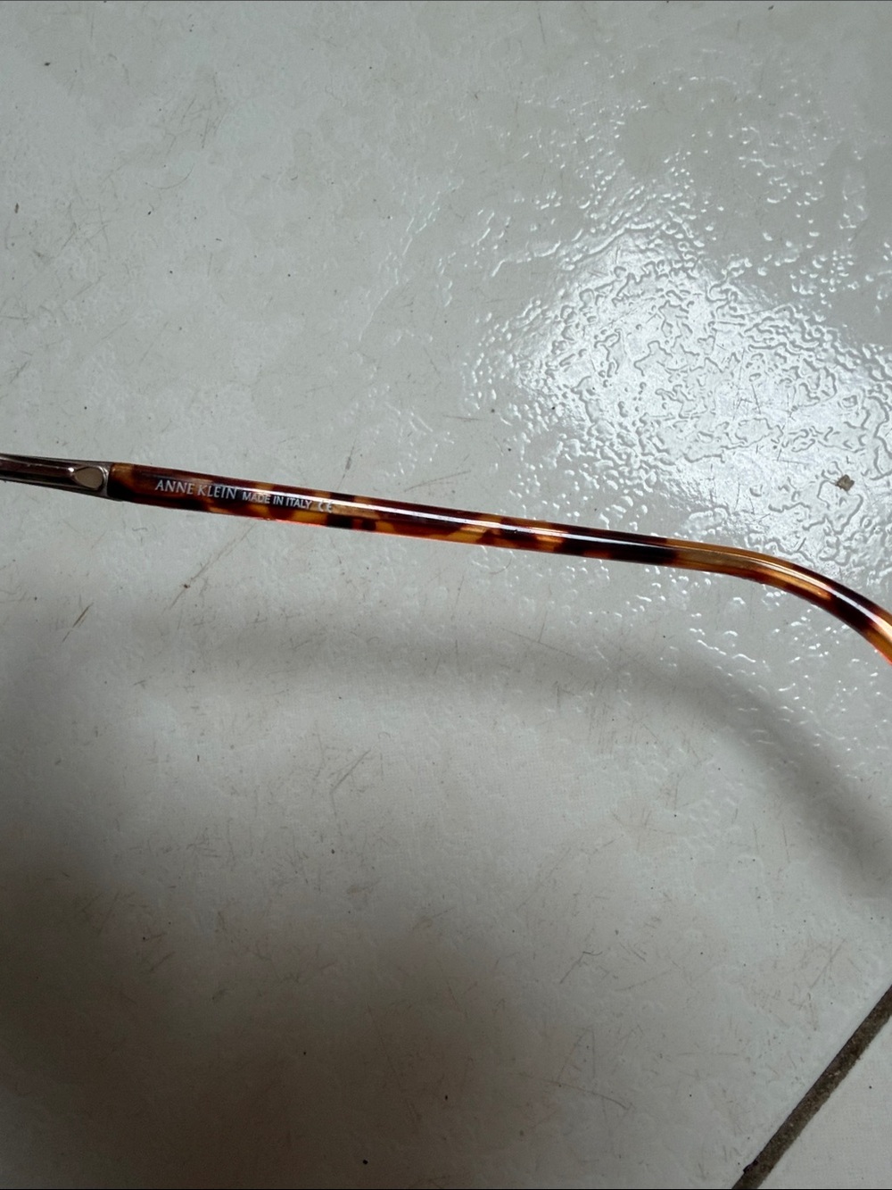 Anne Klein Gold Metal Oval Glasses - Picture 4 of 8